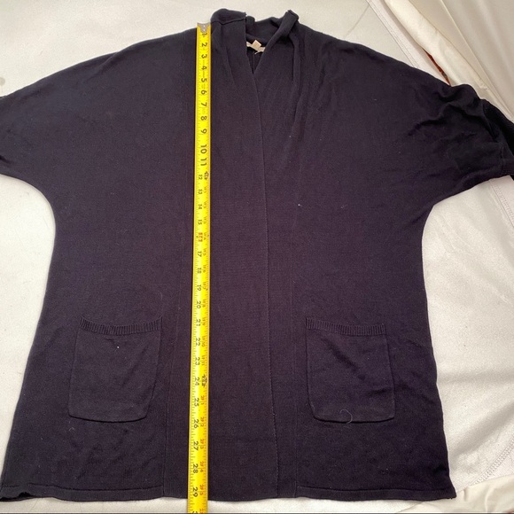 Joan Vass navy blue open cardigan - Picture 7 of 7